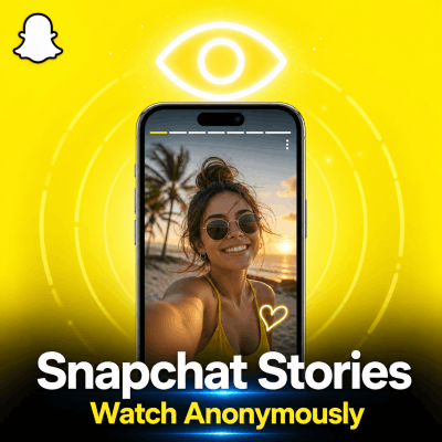View Snapchat stories anonymously