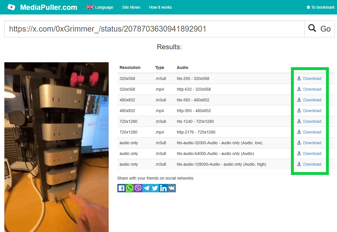 Télécharger une vidéo depuis une publication X Télécharger une vidéo depuis une publication X